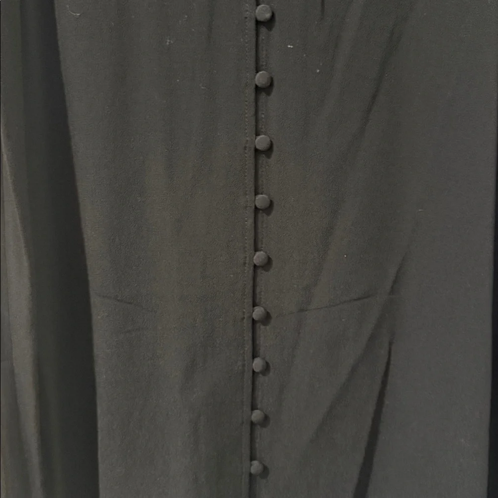 Madewell Black V-Neck Mini Dress - Picture 3 of 5